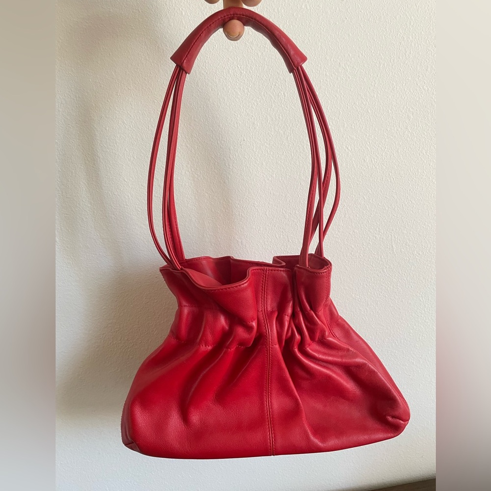 FURLA ❤ Luxury Italian Designer ❤ RED Shoulder Bag ❤ Genuine leather